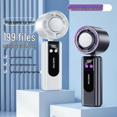 Foldable High-Speed Cooling Handheld Semiconductor Mini Fan