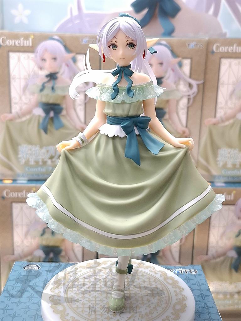 In Stock Original Taito Frieren: Beyond Journey'S End Coreful Frieren Dress Ver. Action Figure Model Decoration Birthday Gift
