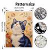 Animal Series Pearl Painting Elegant Cat Diy Handmade 5D Highvalue Hanging Living Room Decoration Painting