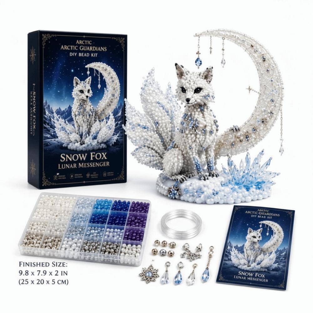 3D Design Beaded Animal Kit Handmade Material Bead Art Kit DIY Beading Craft Set For Beginners