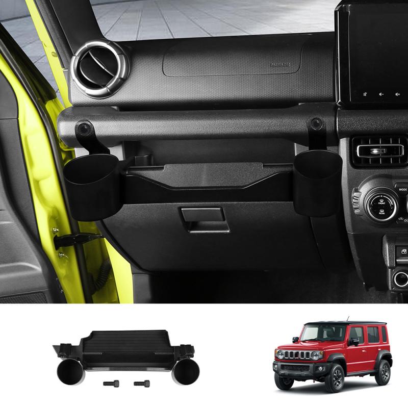 For Suzuki Jimny Nomade 2025 2026 ABS Copilot Passenger Tray Water Cup Holder Center Console Panel Cover Interior Accessories