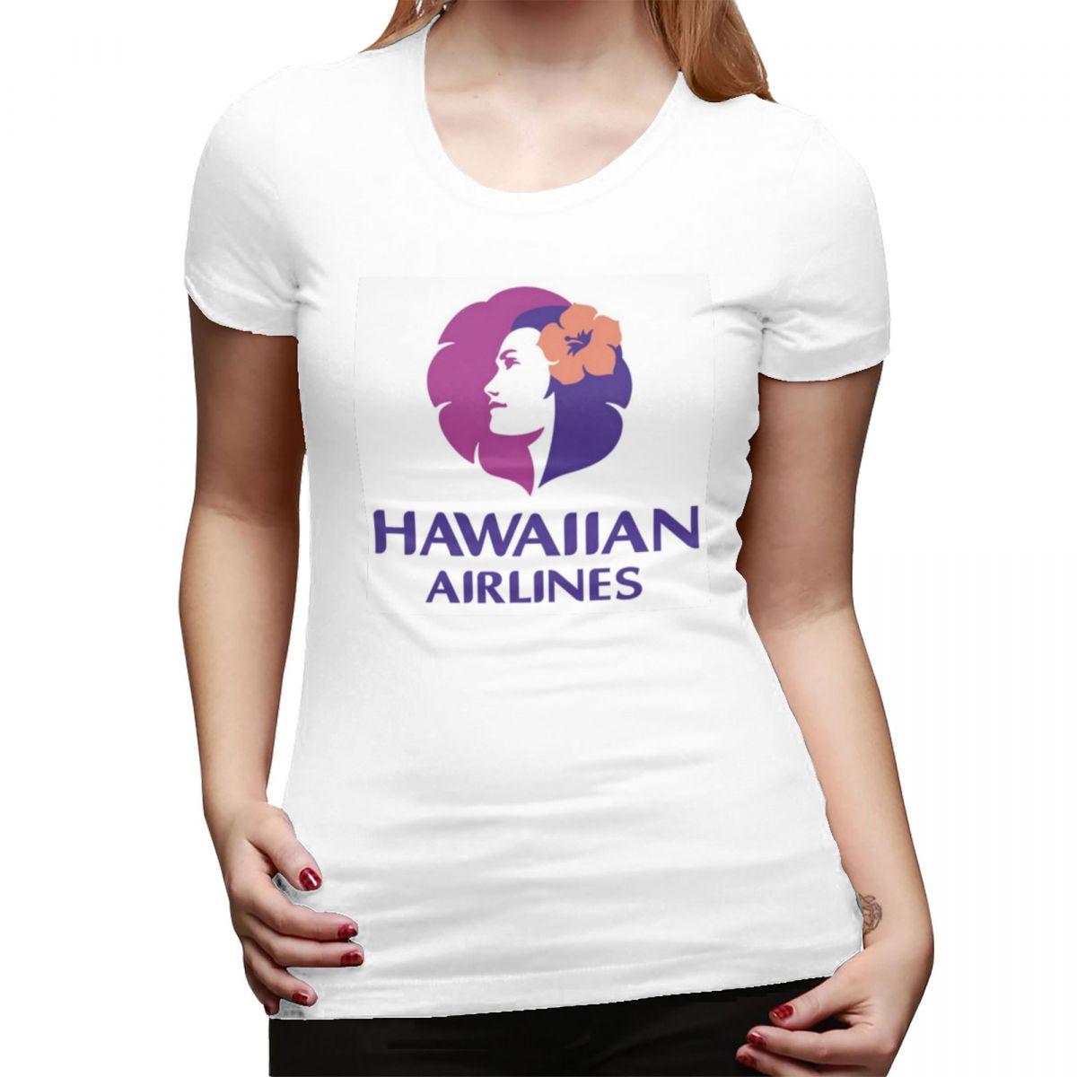 

Hawaiian Airlines Herc Travel End Of Southern Sale TShirt for Women Crew Neck Streetwear Shirts Womens Tees Short Clothes Tops S