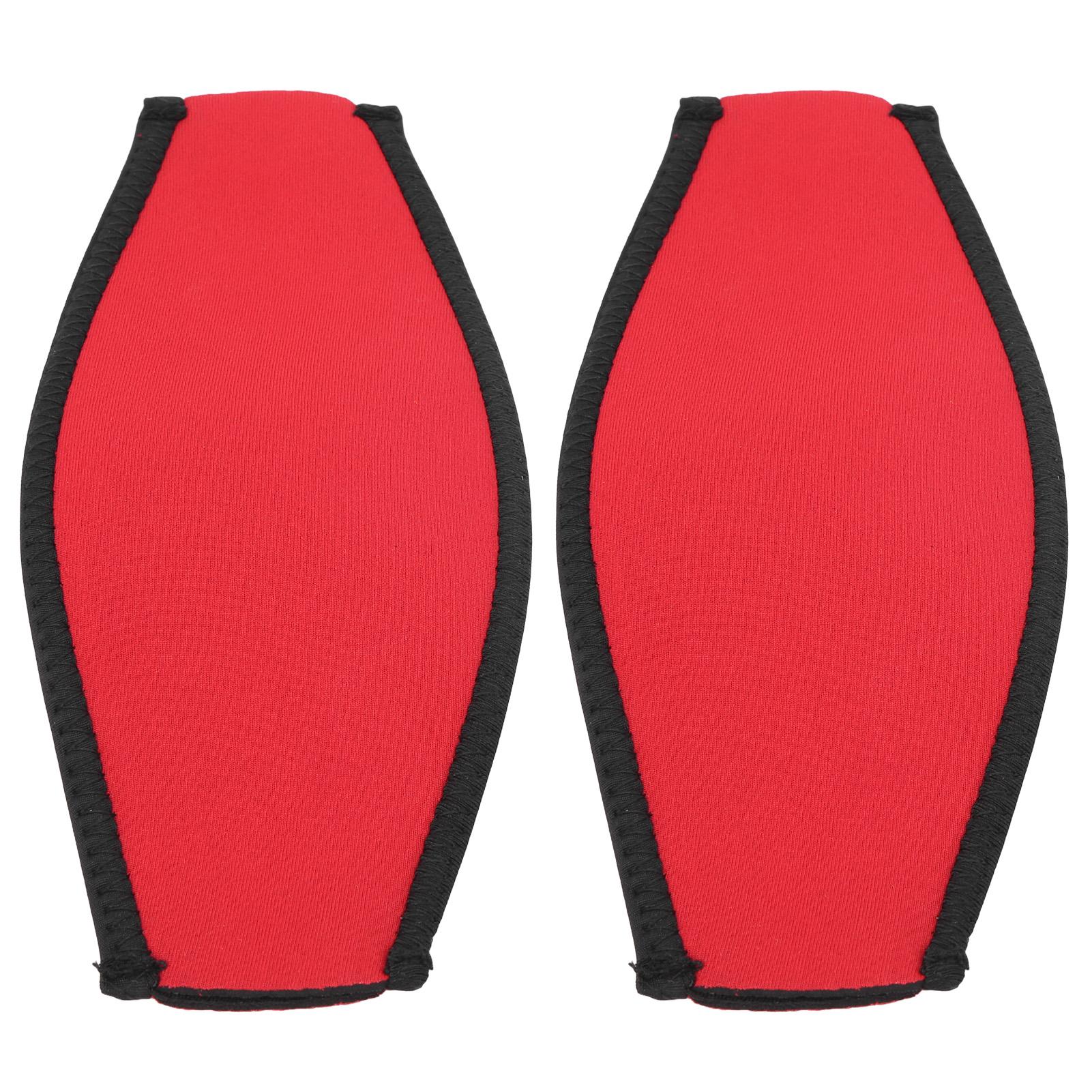 

2pcs Diving Slap Mirror Strap Cover Underwater Dive Snorkeling Snorkel Cover Hair ProtectorRed красный