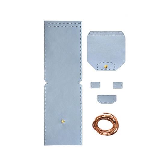 DIY Mobile Phone Bag Faux Leather Phone Pouch Craft Set Unfinished Crossbody Wallet Phone Bag for Daily Travel And Gifts