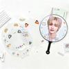 New PVC Picket Fan Cover Clear Dustproof Uchiwa Fan Sleeve Portable Cheering Fan Storage Case Idol Concert Fans