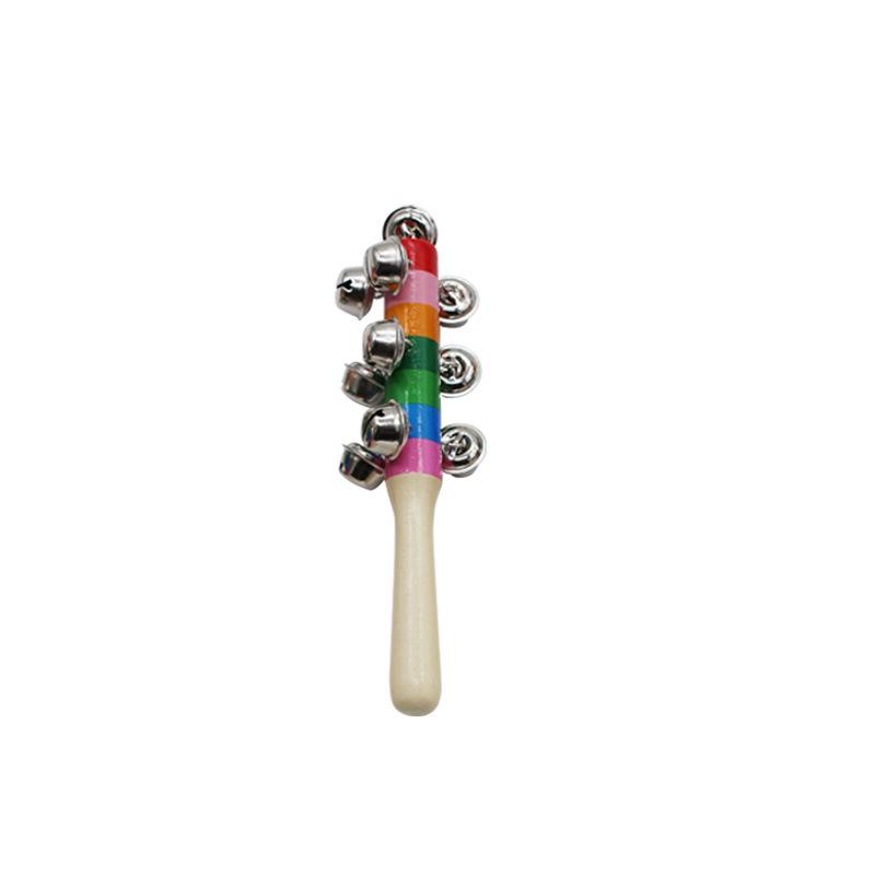 Beech Wood 13-Tone Hand Bells for Kindergarten Orff Percussion and Early Education