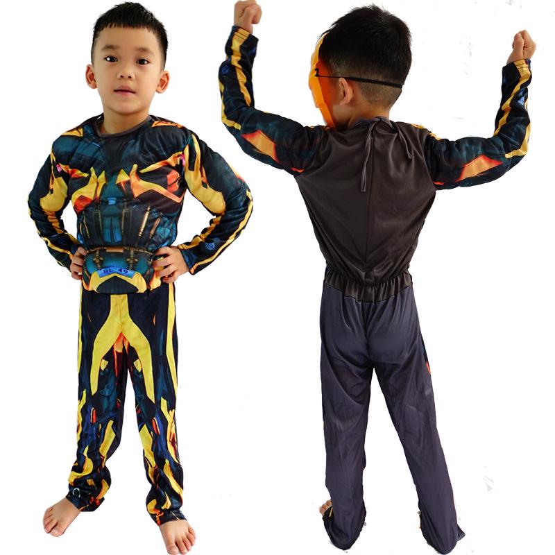 Kinder-Muskelkostüm: Halloween Thor Hummel Cosplay Outfit