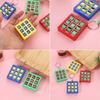 Pack of 16 Plastic Keyring Pendant Tic Tacs Toe Charm Keychain Colorful Key Chain Party Favors for Kids Backpacks