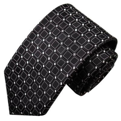 Wrinkle-resistant, Bonded Fabric with Lining for Added Volume. Made In Japan. MICHIKO LONDON KOSHINO Brand Tie. 100% Silk, Small Pattern, Unisex.