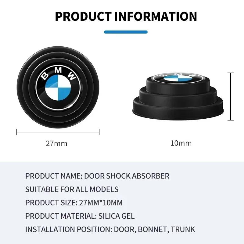 2025 E46 For BMW 4Pcs/set Silicone Car Door Shock Pad Stickers For BMW Performance F25 F26 F15 F16 E90 E91 E92 E60 E84 G22 G32 F