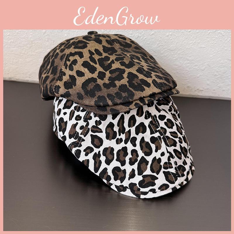 Leopard Printed Dad Hat With Cotton Blended Fabric For Casual Daily Use