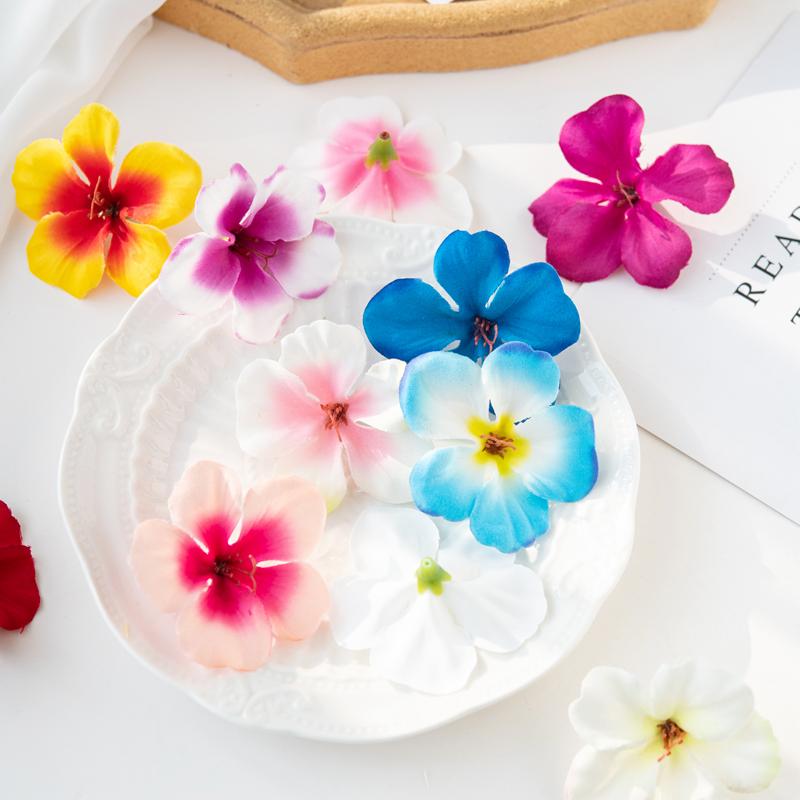 Artificial Flowers Wholesale Cheaper Diy Scrapbook Candy Box Festival Wreath Home Room Wedding Decor Fake Silk Cherry Head Props
