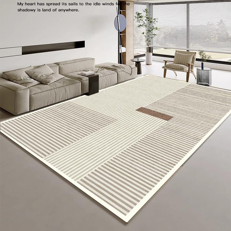 Nordic Style Living Room Carpet Bedroom Bedside Mattress Large Area Full Crystal Velvet Carpet
