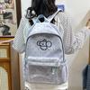Schoolbag Light Oxygen College Style Cream Yellow Soft Mist Backpack Student Party Casual Versatile Daily Commuter Multi-compartment Pain Bag School 