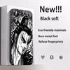 Kingdom Kanki Japan Anime Pattern Phone Case For iPhone 17 16 16e 15 14 13 12 Plus Mini Pro Max Soft Black Shockproof Cover