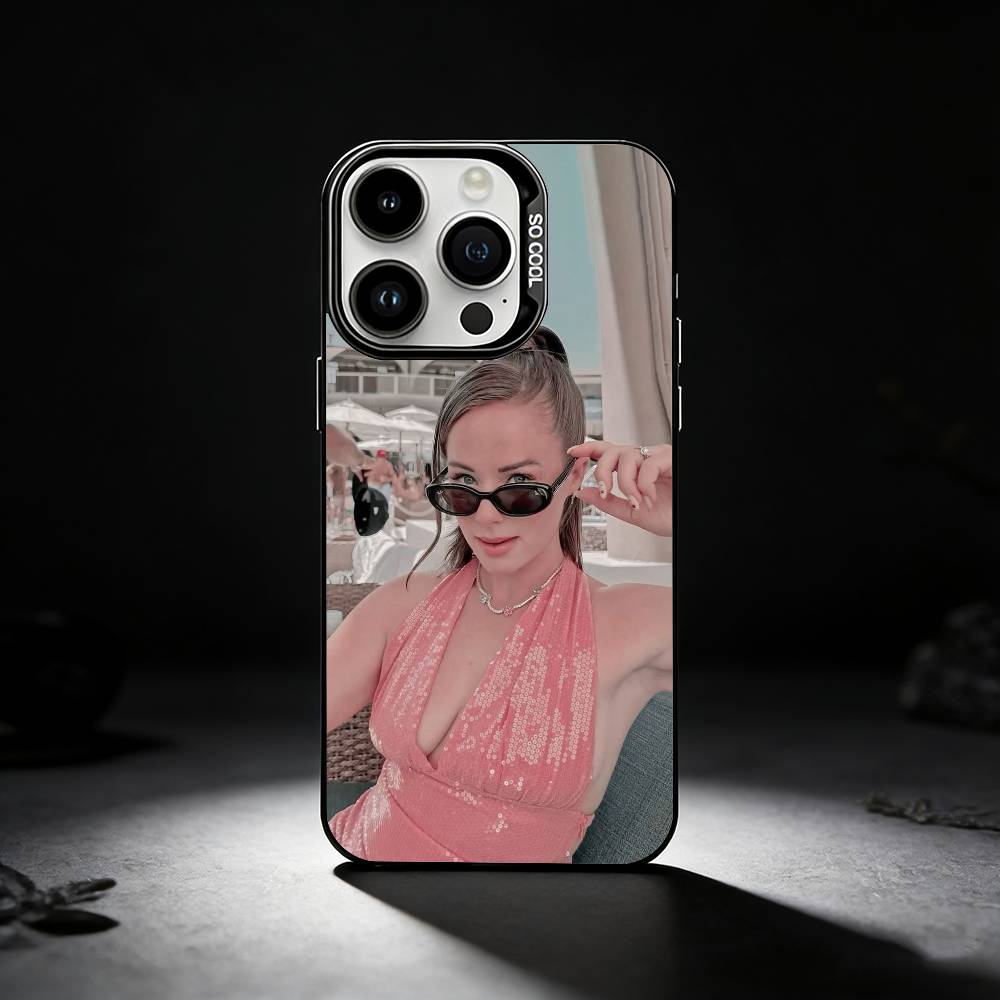 Whitney Leavitt Phone Case For iPhone 17,16,15,14,13,12,11 Plus,Pro Max,XS,Colored silver phone case