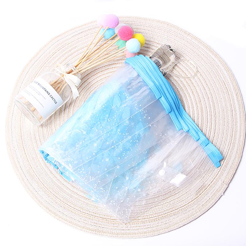 Umbrelă Automată Pliabilă Transparentă cu Flori de Cireș pentru Toate Condițiile Meteorologice - Ideală pentru Studenți