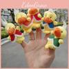 Finger Puppet Plush Set With Soft Short Plush For Toddler Early Doll Education
