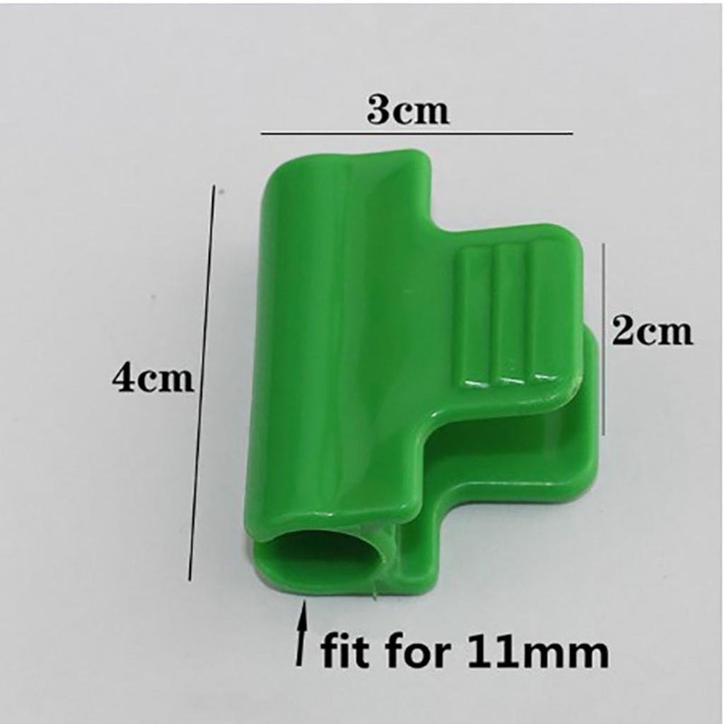 Gewächshausfolien-Befestigungsklammern, Gewächshauszubehör Befestigungsklammern, Gewächshausfolien-Befestigungsklammern mit Endklemmen