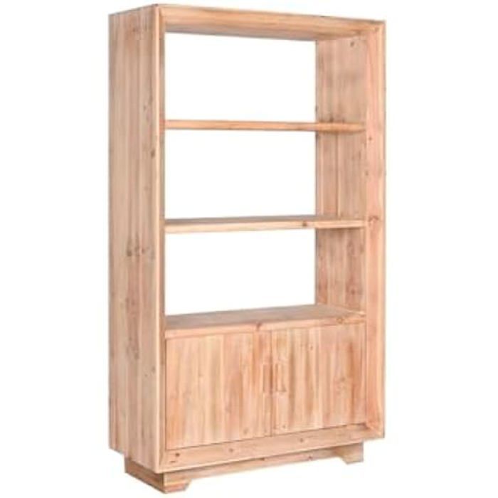 Étagère - HOME ESPRIT - Naturelle - Bois MDF - 100 x 40 x 175 cm - Multicolore