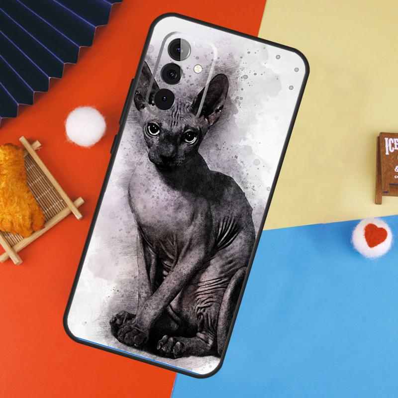 Sphinx Cat Case For Samsung Galaxy A54 A34 A14 A15 A35 A55 A52 A32 A12 A51 A71 A13 A23 A33 A53 Cover