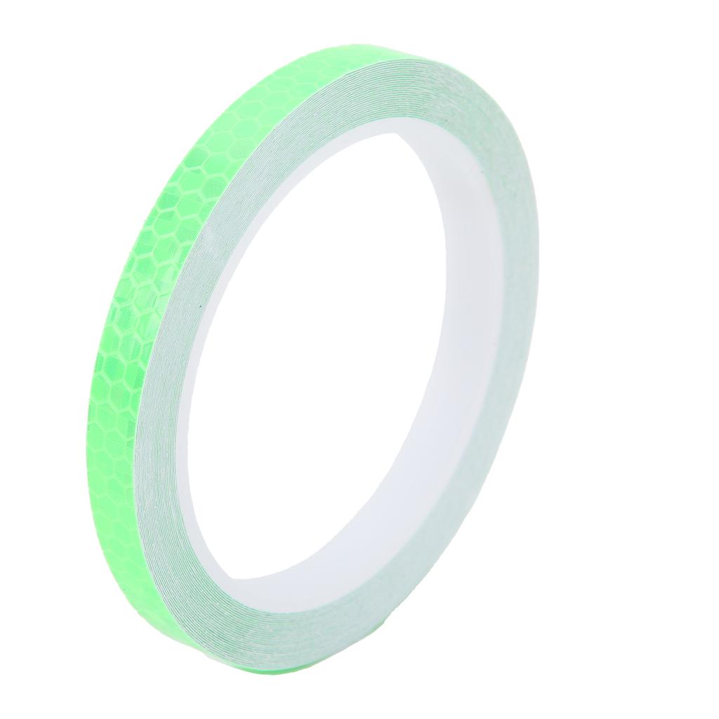 Reflective Stickers Hexagonal Pattern Waterproof Bicycle Luminous Strip Tape for Car Bicycle Motorcycle DIY Decoration