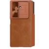 NILLKIN Qin Pro Series for Samsung Galaxy Z Fold7 5G Case with Card Slots Leather Phone Cover with Stylus