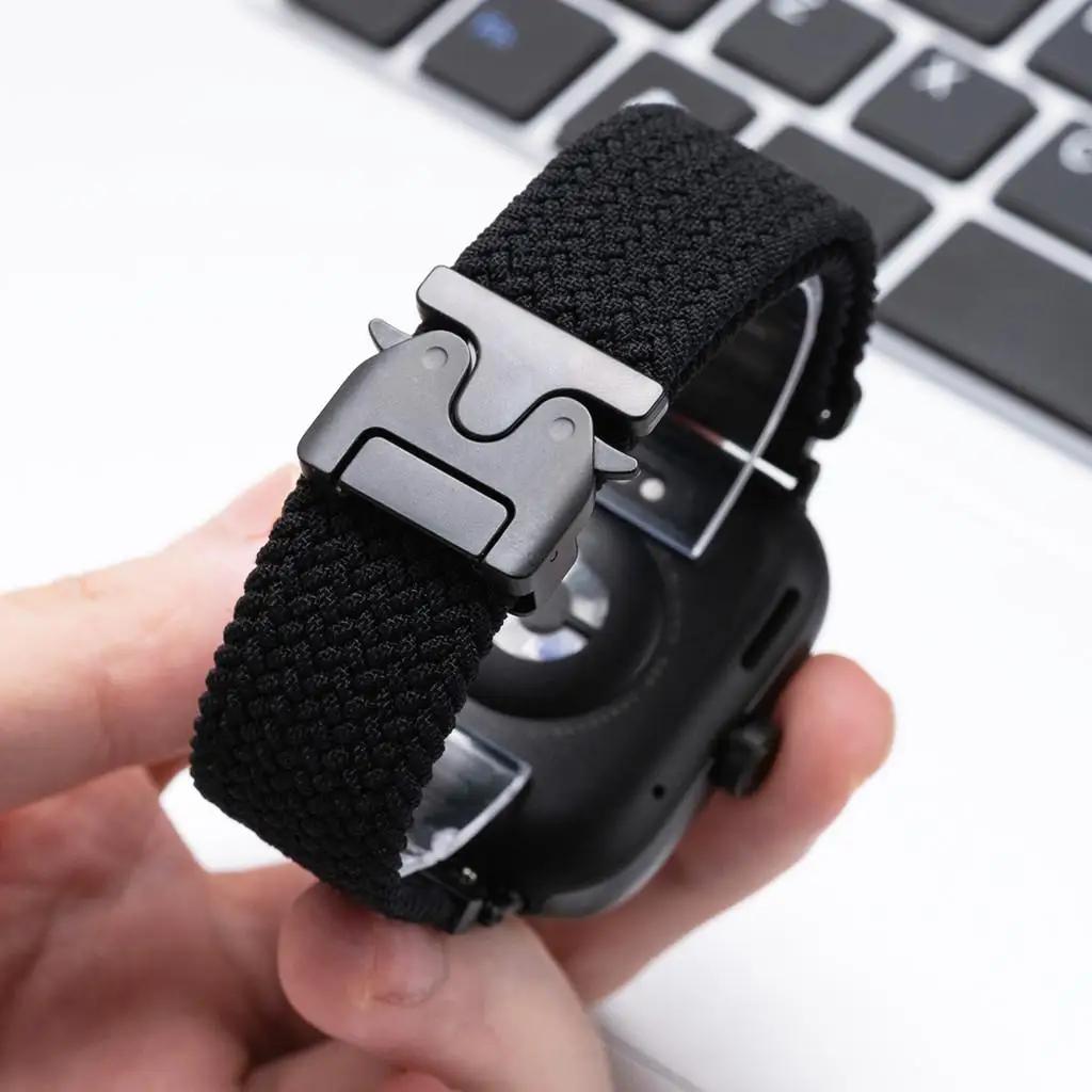 New Nylon Loop Band for Redmi Watch 6/5/4 Breathable Braided Watch Strap For Xiaomi Miband 9 8 Pro Smartwatch Sport Bracelet