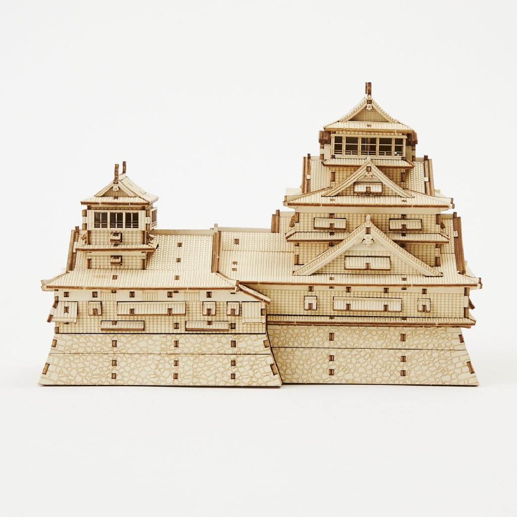 New Kumamoto Castle Kumamon 3D Wooden Puzzle DIY Craft Kit for Kids and Adults Alike Educational Toy for Boys and Girls 3D Art and a Great Gift for