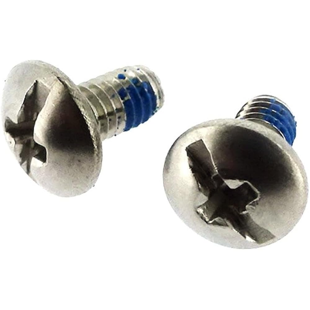 2 Genuine Shimano A Knob Screws 103E9 with Screw Fastener, Daiwa S Knob, Shared, M2.6-0.45P, Stel...