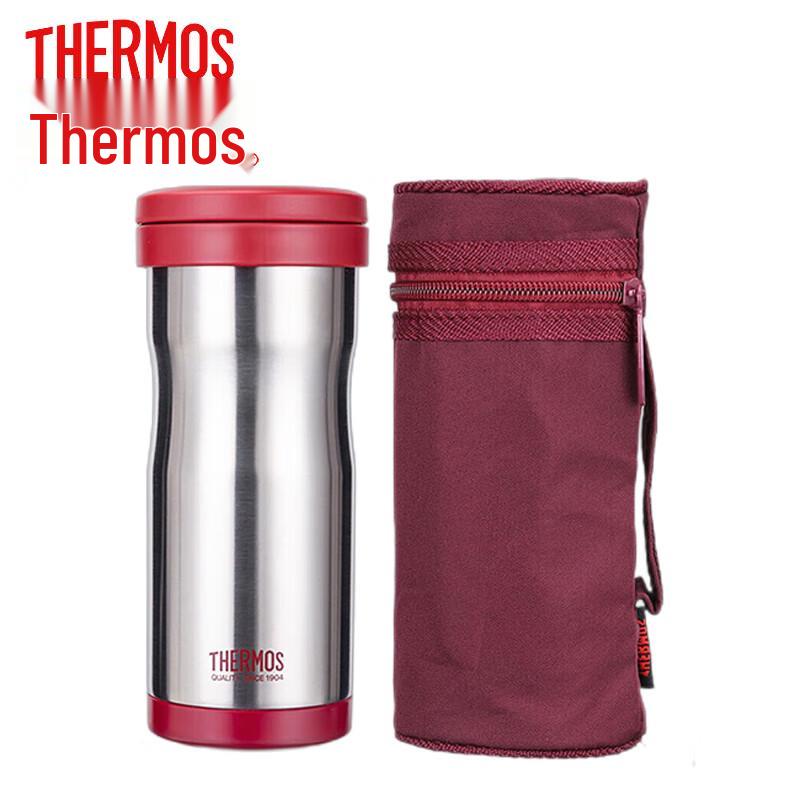 THERMOS JML-371F Stainless Steel Insulated Tea Tumbler with Infuser, 330ml