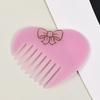 Cross Border Creative Love Hot Stamping Comb Vinegar Simple Hair Japanese Korean Retro Cute Temperament Portable