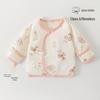 Unisex Cotton Tagless Baby Top: Newborn Half-Sleeve for Spring/Autumn, Long Sleeve All-Season Monk Suit