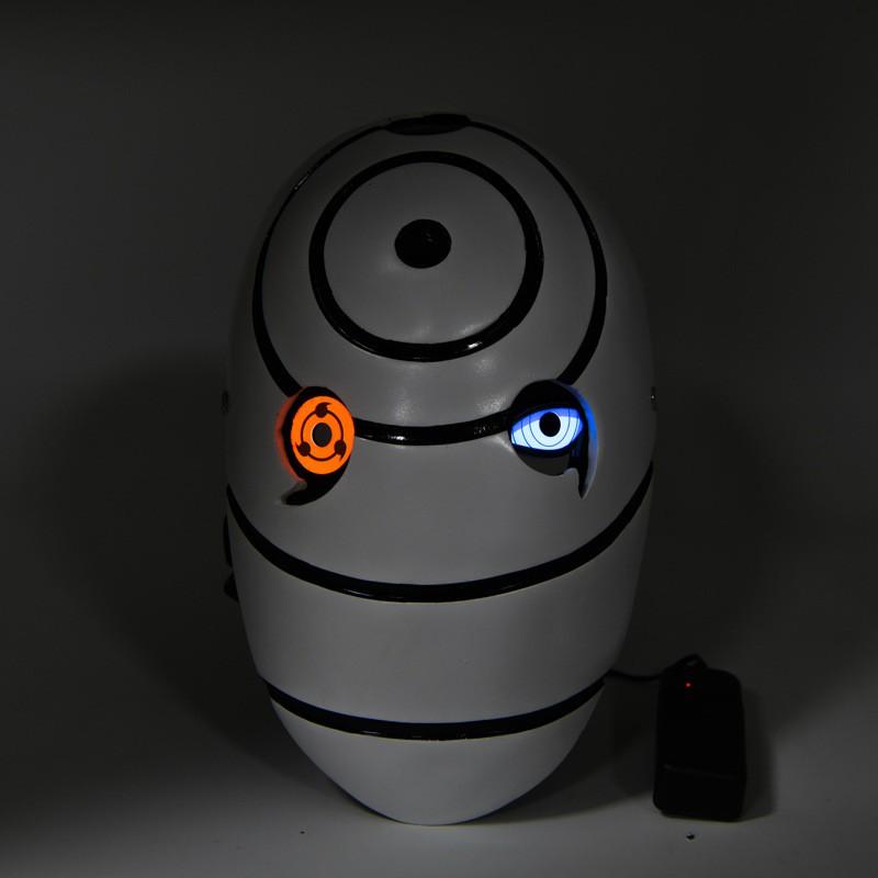 LED Light-Up Naruto Cosplay Mask Tobi