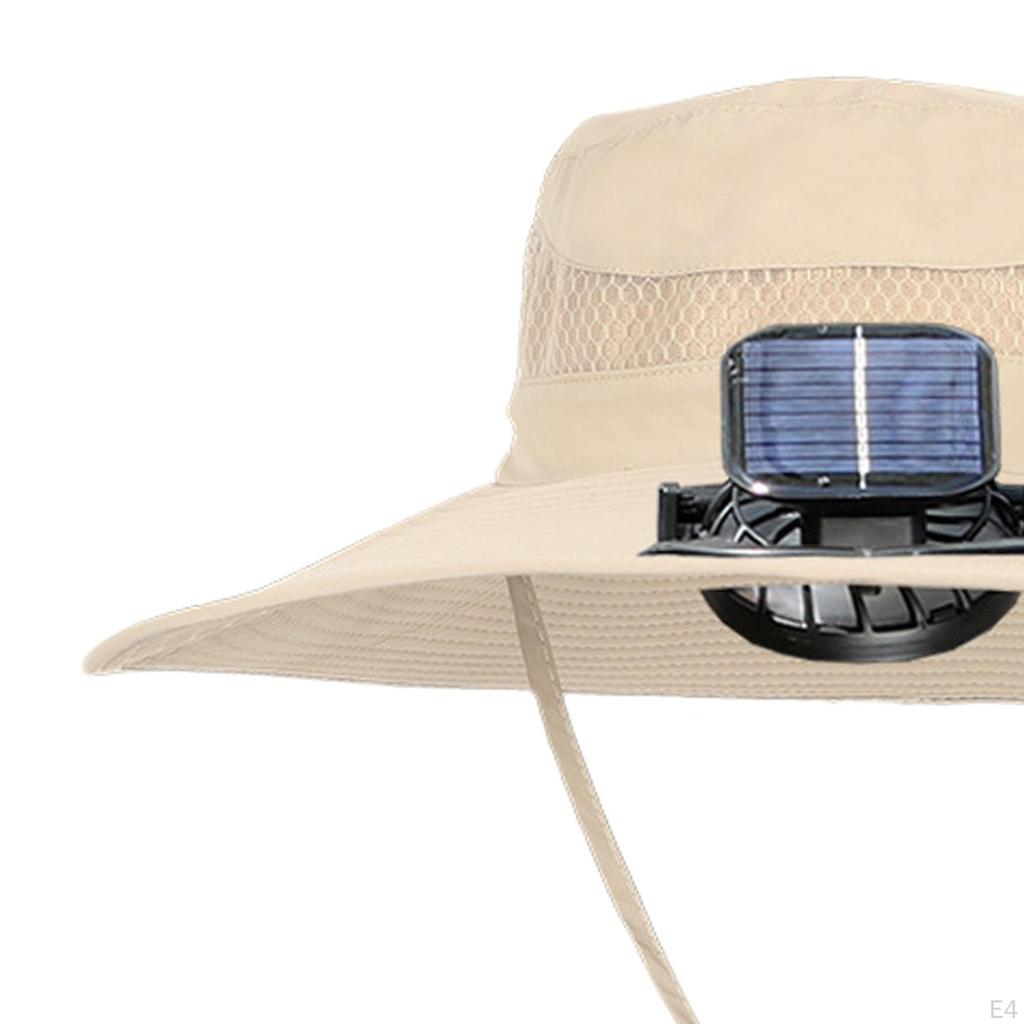 Cooling Fan Hats 3 Speeds Sun Hat for Sports Garden Travel Beach Climbing
