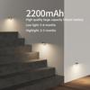 Rechargeable Sensor Night Light Downlight Night Light Human Sensor Wall Light LED Staircase Footer Lights