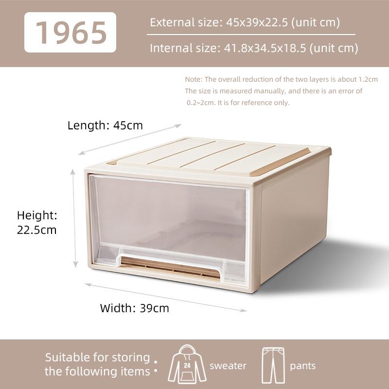 Kunststoff Schrankorganizer und Aufbewahrung Haushalts Schubladen Aufbewahrungsboxen mit Deckel Schreibtisch Aufbewahrungsbox Für Kleidung, Unterwäsche, Socken