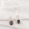 Moss Agate Gemstone Jewelry, 925 Solid Sterling Silver Earrings, Beautiful Handmade Silver Earrings Gift For Love Jewelry Dainty Earrings