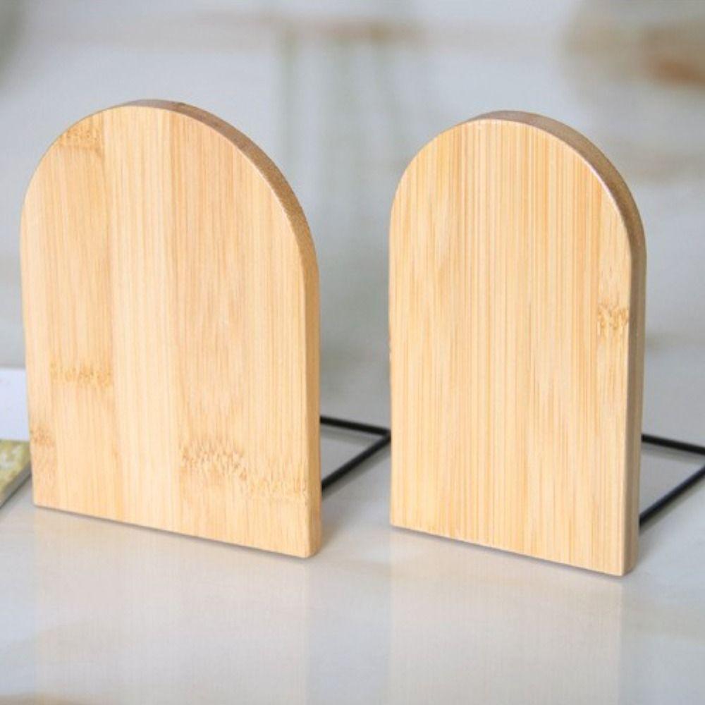 Supplies School Desk Storage Student Stationary Book Stand Book Holder Wood Bookend Bookshelf