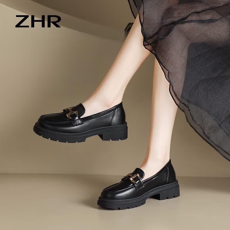 ZHR Women's Classic Platform Loafers