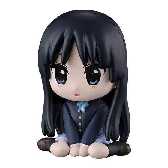   K-On Machibouke Series Mio Akiyama Azusa Nakano Cute Kneeling Pose Desktop Decor Anime Fans Collectible Gift