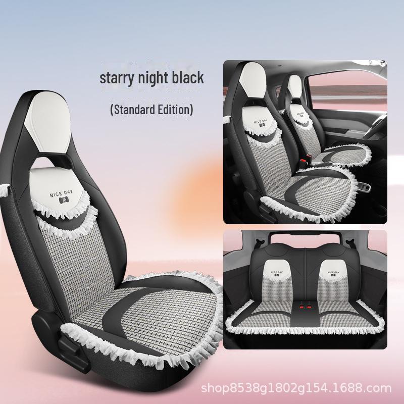 

Чехол на сиденье автомобиля Chery QQ с изображением мороженого - мультяшный дизайн в виде рожка с мороженым Custom Fit