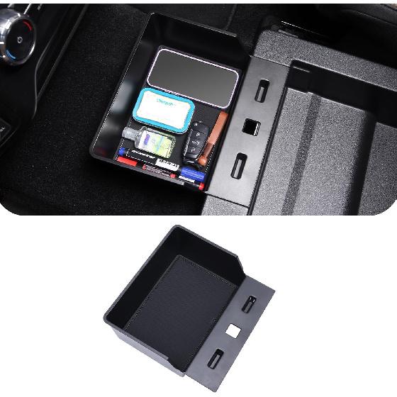 Underseat Storage Organizer Compatible with 2015–2025 2026 Ford F150 and 2017–2026 F250 F350 F450 with 40/20/40 Jump Seat – Replaces OEM Cup