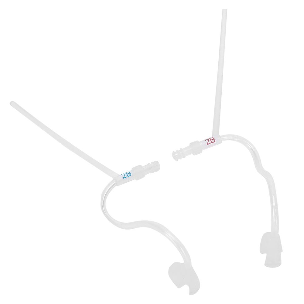 20pcs 107 Hearing Replacement Tubes Left Right Ears Hearing Aid Slim Tube Accessory