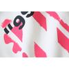 1018 Off-White 2025 Spring/Summer New 99 Letter Diagonal Stripe Graffiti Print Men's and Women's Casual Loose Shorts