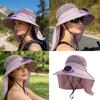 Fashion Solar Fan Cap Light Weight Cooling Fan Hat Large Eave Sunshade Cap For Outdoor Enthusiast Hot Weather Use