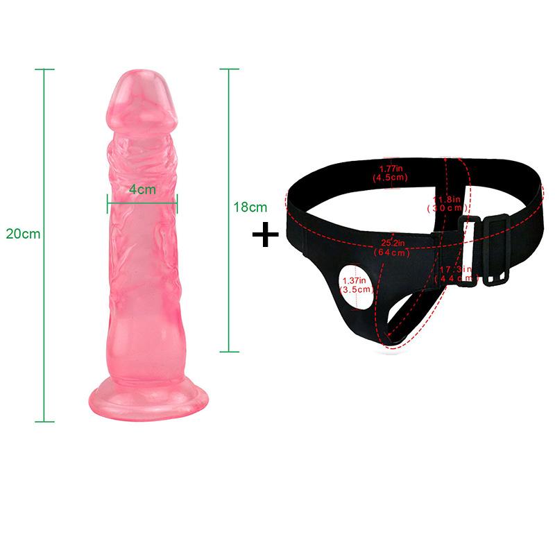 Lesbian Strapon Dildo Panties Realistic Penis Strap-on Dildo Butt Plug Belt Gay Anal Plug Suction Cup Sex Toys for Women