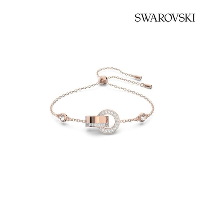 Swarovski [Produs original de la sediu/sac de cumpărături inclus] Brățară gol aur roz M 5636498