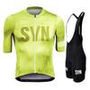 2025 KBORA SYN Sports Team Training Cycling Clothing Breathable Men Short Sleeve Mallot Ciclismo Hombre Cycling Jersey Sets