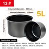 Rice Cooker Inner Container Non Stick Cooking Pot Replacement Accessories Kitchen Food Rice Cooker Liner Inner Pot Accessories